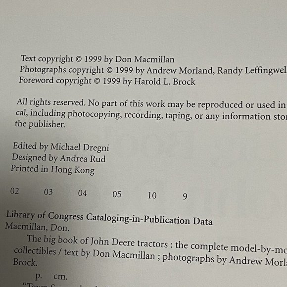 The Big Book of John Deere Tractors: The Complete Model -by- Model Encyclopedia - Picture 3 of 12